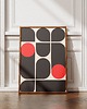 plakaty Minimalistyczny plakat - Bauhaus #26 - Do salonu, sypialni, biura 1