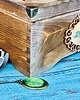 pojemniki na biżuterię Dekoracyjny kufer retro, idealny na prezent, na biżuterię 3