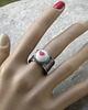 pierścionki - różne Roman Ancient Ring ;) czerwone serce 2