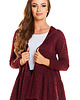 swetry damskie  Sweter N031 bordo 1