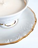 świeczniki i świece Świeca sojowa w zabytkowej filiżance espresso ze spodkiem - Wałbrzych 2