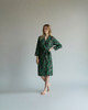 szlafroki damskie Szlafrok narzutka kimono w kontrastujące kolory 2