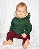 bluzki dla chłopców Bluza hoodie MIŚ butelkowa zieleń 1