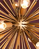 lampy wiszące Lampa wisząca, dekoracyjna Sunlight Gold, metal, 50x50x50 cm 3