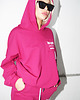 bluza z kapturem damska Bluza Oversize  z naszywką 1
