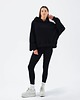 bluza z kapturem damska Czarna bluza bawełniana z kapturem SOHO 2