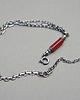 bransoletki wire wrapping Cekinowa red - bransoletka 1