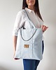 torby na ramię Torebka damska Big City Bag pastelowy niebieski 3