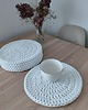 podkładki do kuchni Komplet podkładek szydełkowych ze sznurka 6szt. 28cm 2
