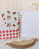 notatniki i albumy Przepiśnik, notes, prezent dla babci, Dzień Babci "Strawberry" GOTOWY 2