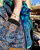 bransoletki wire wrapping Srebrna bransoletka z pirytem 5