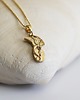 wisiory Mini amulet z lecącym smokiem złocone srebro 1