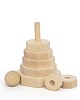 klocki i zabawki drewniane Wieża naturalna - ośmiokąt + personalizacja 3