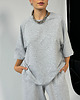 t-shirt damskie T-shirt Chillout light grey crew neck 1