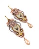 kolczyki soutache Kolczyki sutasz Glamorous Mocha Mousse 2