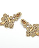 kolczyki soutache Kolczyki żyrandole - złote, barokowe 1