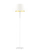 lampy podłogowe Czarna lampa podłogowa w stylu glamour do salonu SEUL GOLD 4