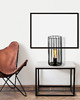 lampy stołowe Loftowa druciana lampa stołowa w kształcie tuby DAVOS LOFT 2