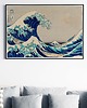 plakaty Plakat  wystawowy - Hokusai, Wielka fala w Kanagawie 2