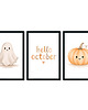 obrazy i plakaty do pokoju dziecięcego HALLOWEEN - 3 x plakat dla dzieci 5