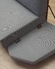 sofy i szezlongi Sofa szara, duński design, lata 60, produkcja: Dania 8