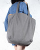 torby XXL Big Lazy bag torba grafitowa na zamek / vegan 1