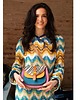 torby na ramię Torebka damska listonoszka kolorowa ze skrawków skórzana eko OLIVKA 4