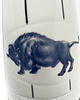 wazony Butelka po Bizon Wódka, wyprodukowana przez Lichte Fine China, Niemcy 1968 r. 8