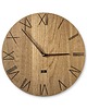zegary Zegar z cyframi rzymskimi - nowoczesny, drewniany do salonu 1