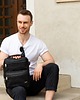 torby i nerki męskie TORBA MĘSKA NA RAMIĘ ZE SKÓRY PAOLO PERUZZI B-05 1