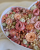dodatki - różne Średni flower box serce z suszonych i stabilizowanych roślin 4