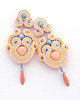 kolczyki soutache Wiosna w pastelowych kolorach 5 5