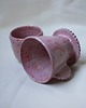 kubki i filiżanki Ceramiczny, różowy dripper w ciapki, ceramika ręcznie robiona 1