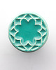gałki do mebli Gałka mała do mebli  miętowo-turkusowa, wz.14 2
