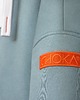 bluzy męskie Bluza z kapturem, 3 kieszenie CHOKA LAZY KANGAROO GREY BLUE 4