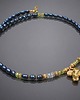 chokery Pearls /navy blue/ perły naturalne - choker /31.03.26/ 4