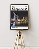 plakaty Minimalistyczny plakat Singapur 1