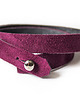 bransoletki skórzane Zamszowa bransoletka Fuksja BASIC (14 cm) 1