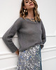 swetry damskie  Boat neckline mohair sweater 1