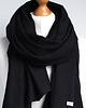 szale damskie Szal bawełniany damski, duży szal szalik damski CZARNY 2