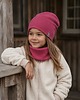 czapki dziecięce Czapka beanie i komin prosty komplet bawełniany dwuwarstwowy 1