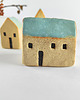figurki i rzeźby Ceramiczne domki zestaw 3 szt. 3