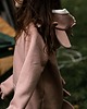 bluzy dla dziewczynki Bluza z kapturem z uszami smoka dla dziecka różowa 2