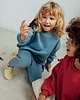 bluzy dla dziewczynki Bluza Oversize MALINOWY KRÓLIK Z USZAMI 3