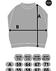 t-shirt damskie Bawełniany bezrękawnik z nadrukiem - Blue shells 6