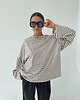 bluzki z długim rękawem damskie Longsleeve Chillout choclate stripes bawełna 4