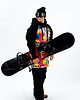 bluzy męskie Męska Bluza Snowboard DR.CROW Smiles 2