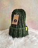 czapki damskie Wełniana czapka zimowa peruvian WOOLY zielona 3