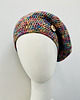 czapki damskie Wiosenny beret damski z antenką ręcznie robiony bawełna one size 1