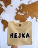 bluzy dla dziewczynki Bluza dziecięca HEJKA - żółta 2